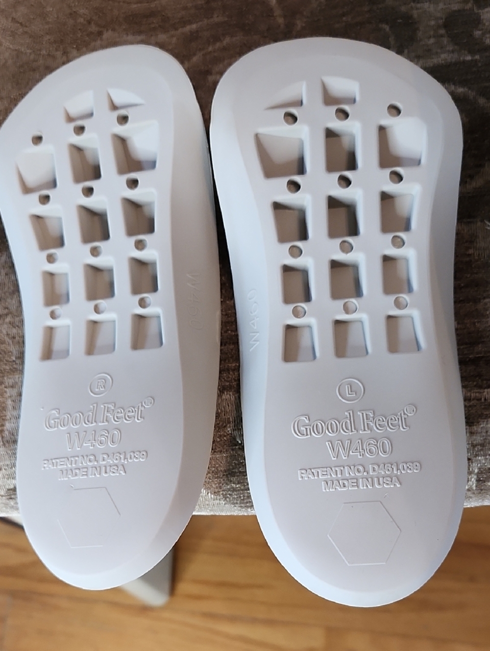 Good Feet Neutral Beige Women's Orthotic Insoles - Slip-In Comfort